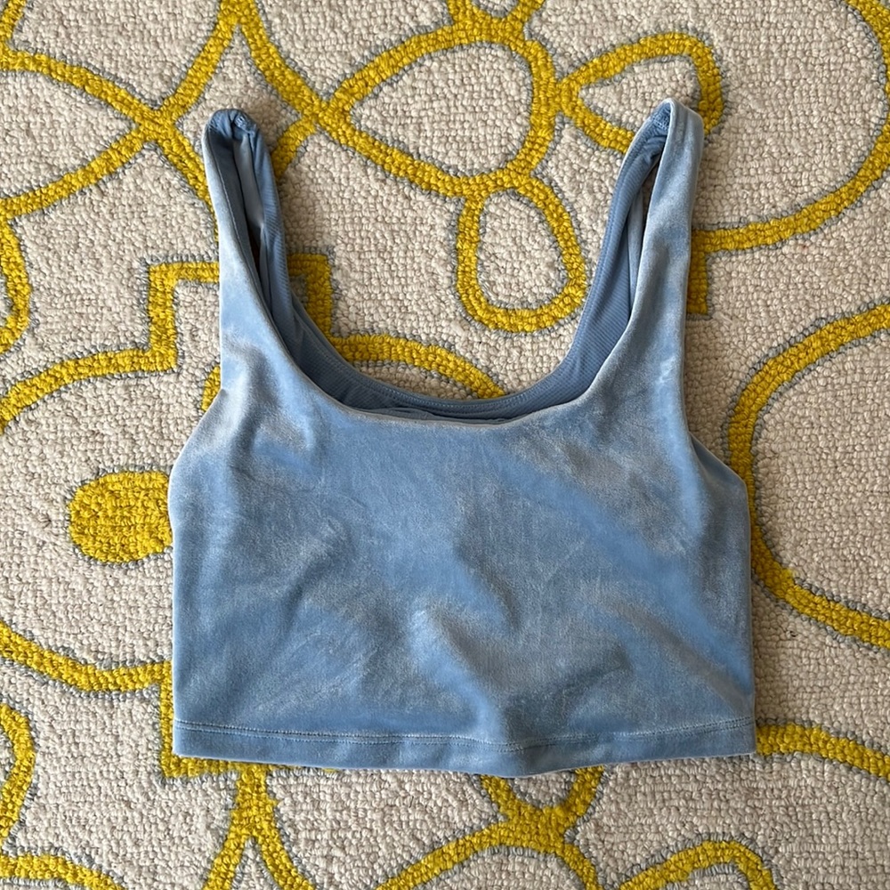 Athleta Velvet Cut Out Crop. Sz. XS